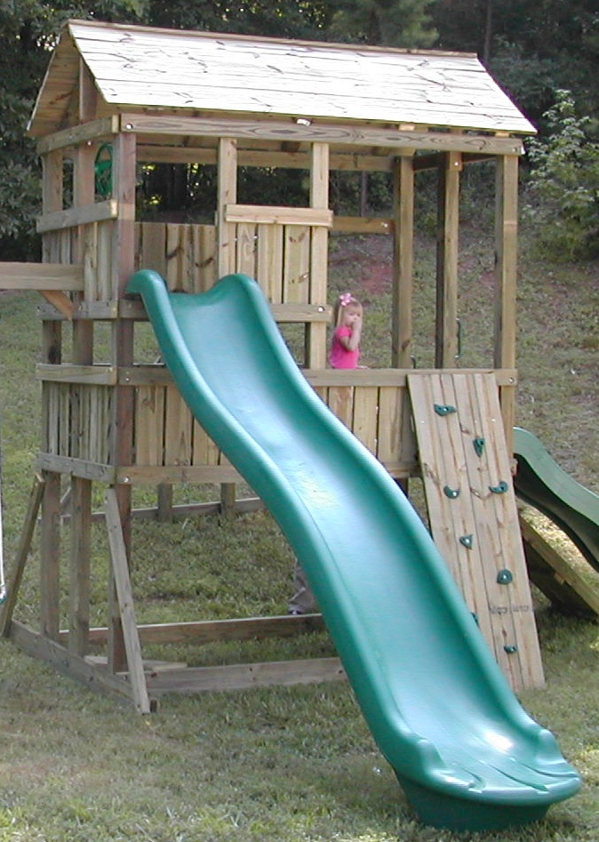 13' Wave Slide - Adult Friendly <br>HOP's UPgrade Required, <br>mounted 7' above ground