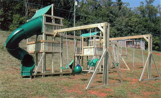 4x6 Eagle's Nest and 4x6 Jungle House models as shown $3950 including Monkey Bars
