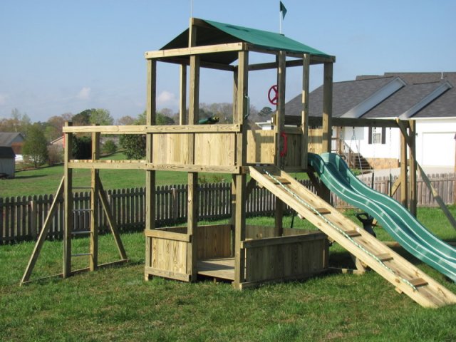 6x6 model as shown $2525.00 including HOP's UPgrade, Wooden Ramp with Rope, Wooden Bridge, Glider Horse, and Binoculars